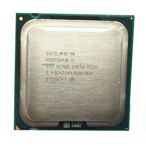 Intel Pentium D 945 pc bilgisayar Masaüstü Işlemci PD 945 CPU LGA775 CPU 4 M Önbellek 3.40 GHz 800 MHz PD945