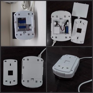 Báo động khí gia đình AC110V/220V Pin dự phòng Phát hiện rò rỉ khí báo động LPG/cảm biến rò rỉ khí tự nhiên cho báo động nhà bếp - Product Image 3