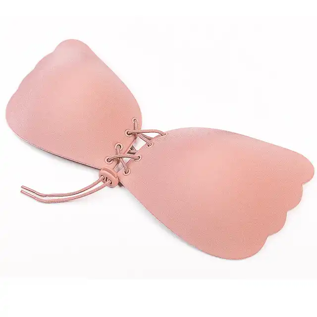 Women Push Up Sticky Strapless Backless Silicone Self Adhesive