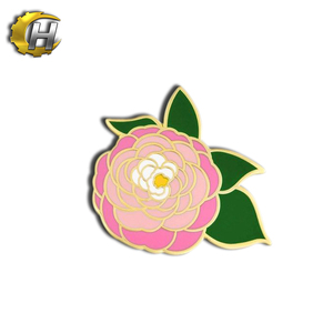 Venta al por mayor duro esmalte flor pin de solapa hermosa solapa pin broches - Product Image 2