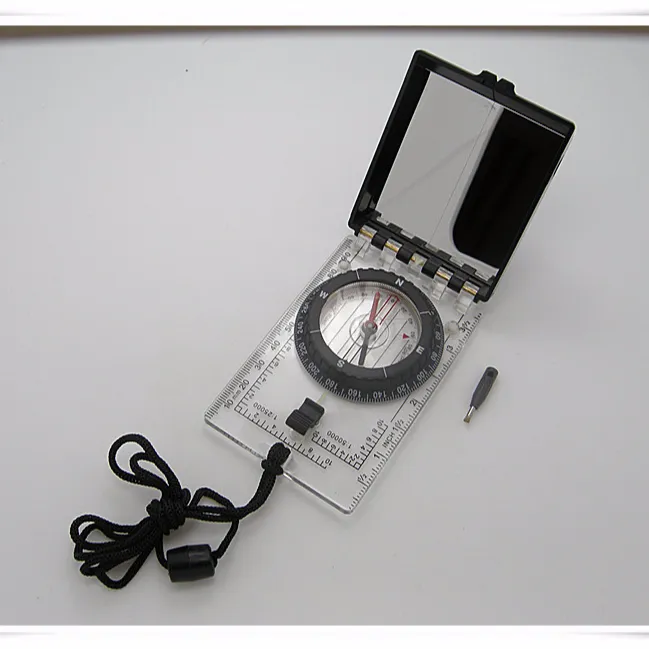 hot selling mirror compass with ruler