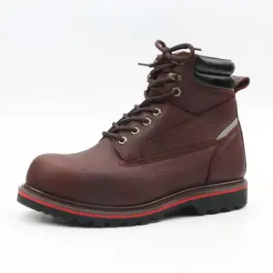 Hill Klimmen Highlander Half Hak Cut Voltage Enkel Temperatuur Weerstand Zware Goodyear Welt Wandelen Veiligheid Schoenen