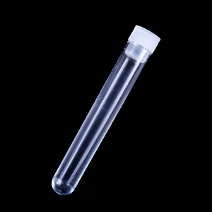 Özel kalite temizle renkli kapaklı yuvarlak alt plastik <span class=keywords><strong>test</strong></span> tüpü - Product Image 6