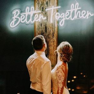 Hot <span class=keywords><strong>Amore</strong></span> Romantico Decorazione <span class=keywords><strong>di</strong></span> Cerimonia Nuziale Su Misura HA PORTATO Al Neon Segno Lettere - Product Image 6