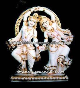 Estatua de Radha Krishna en Posición de Baile - Product Image 1