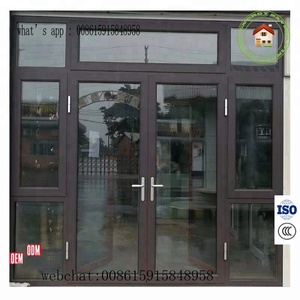 Nhôm Hồ Sơ Ngoài Trời Pháp Cửa Đôi Kính Ở Phật Sơn - Product Image 4