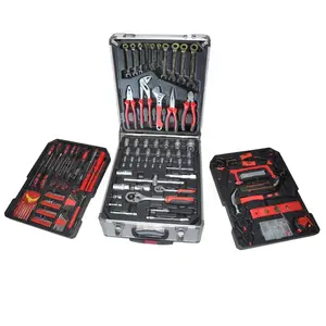 186 pcs kraftwelle tool trolley case,kraftwelle germany tool trolley