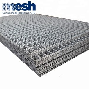 1x1 Galvanized Iron Wire Mesh <strong>Panel</strong> with Stainless Steel Welding Square Hole Shape - Product Image 1