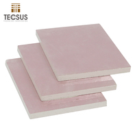 Plaques de plâtre de gypse naturel de 12 mm Résistance à l'humidité Panneau de plâtre coloré