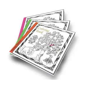 hot sale hand-paint secret garden adult coloring book for wholesale