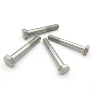 Vis à tête hexagonale en acier inoxydable 304 <span class=keywords><strong>SS</strong></span> 316 A4 <span class=keywords><strong>A2</strong></span> DIN 933 DIN 931 - Product Image 5