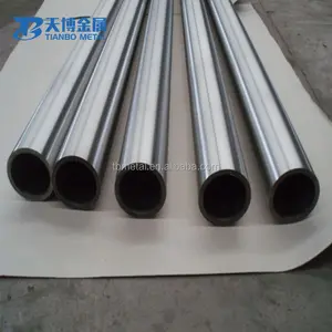 ASTM B338 80mm cold rolled hot rolled titanium tube gr2 seamless for electronic hot sale in stock supplier from baoji tianbo