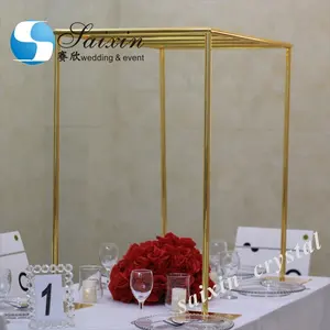 ZT-343 Beautiful Wedding decoration tall centerpiece stands gold
