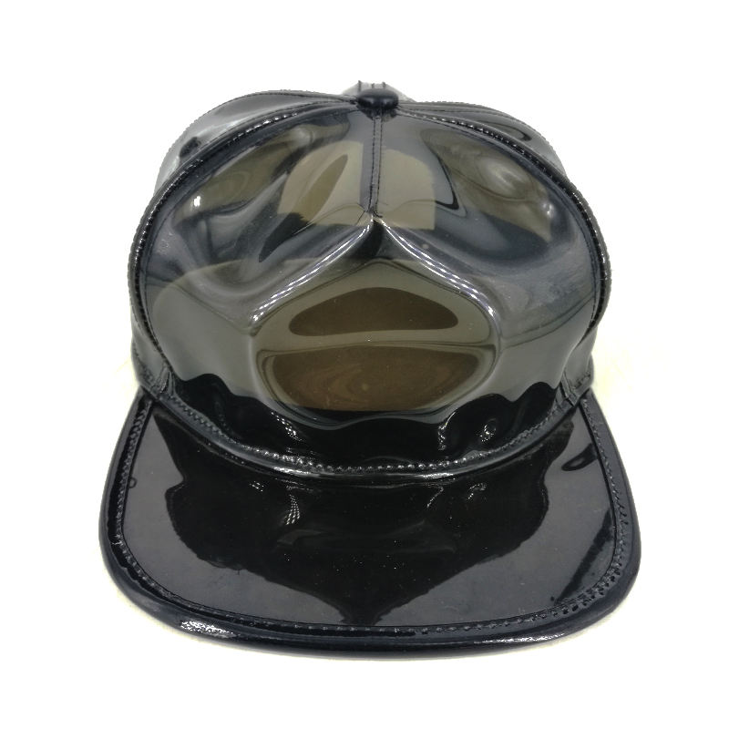 Transparent PVC Snapback Hat Unstructured Panel