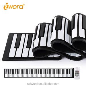 Roll up portable eléctrica MIDI <span class=keywords><strong>piano</strong></span> 88 teclas DJ con pedales - Product Image 5