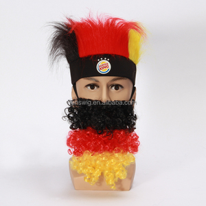 Accessori per tifosi di calcio germania bandiera colore baffi tifosi di calcio barba - Product Image 2