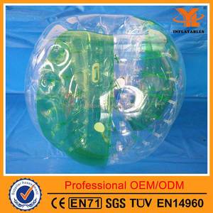 <strong>Inflatable</strong> TPU Bubble Soccer <strong>Ball</strong> with 2 Color Panels, 1.25 M,1.55 M,1.8 m Bumper Soccer - Product Image 3
