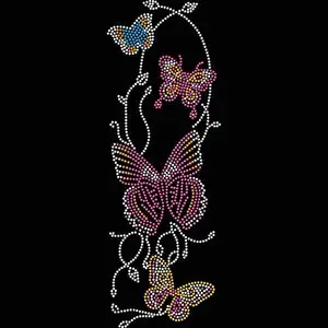 Özel kaliteli güzel çiçek yeni tasarım yapay elmas transfer tatoo