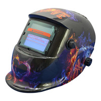 TRQ Helm Las Mig Kaca Kuat, Helm Las Jendela Gelap Otomatis