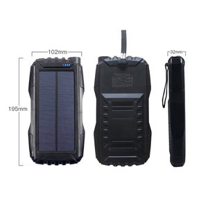 Venta caliente <span class=keywords><strong>en</strong></span> <span class=keywords><strong>Amazon</strong></span> USB Dual SOS 25000 mAh Solar Power Bank <span class=keywords><strong>para</strong></span> deportes al aire libre - Product Image 4