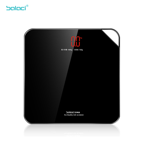 Balance de salle de bain noire simple et multifonction pour la maison Balance électronique Balance intelligente pour la graisse corporelle - Product Image 1