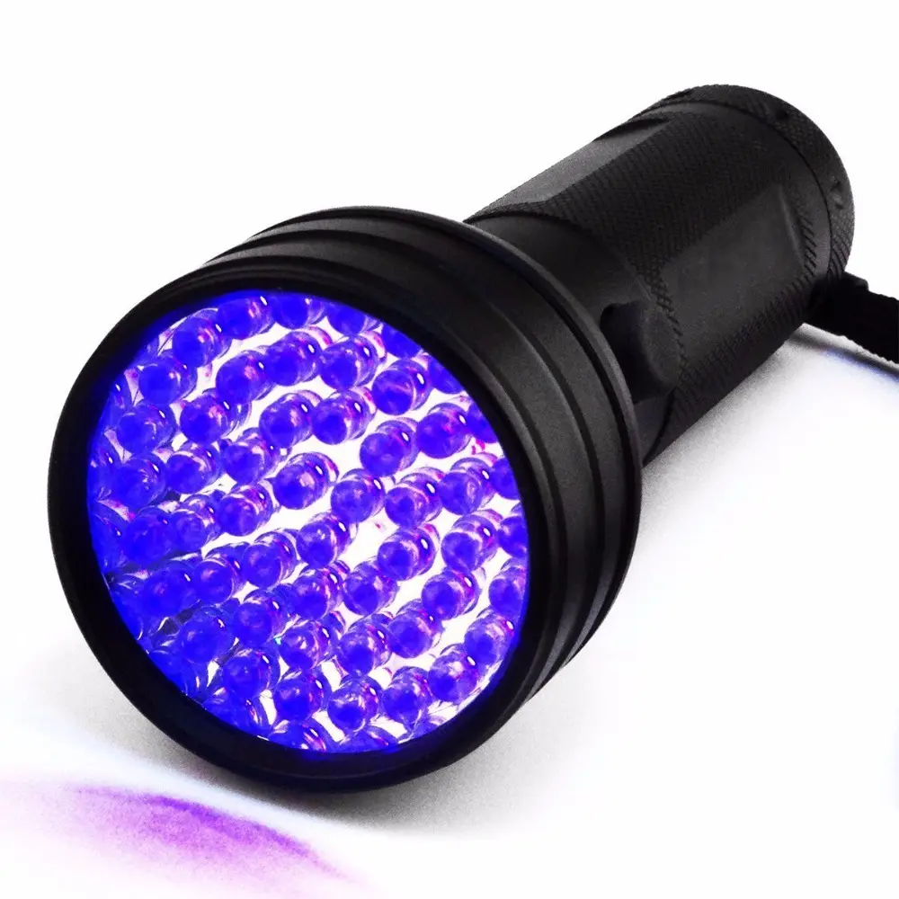 UV Flashlight Black Light, 51 LED 395nm Ultraviolet Blacklight Detector for Dog Urine, Pet Stains and Bed Bug