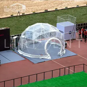 Водонепроницаемая купольная палатка с навесом для наружного спортивного мероприятия или вечеринки