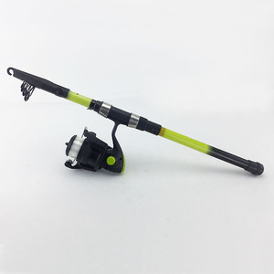 Canna da pesca telescopica e mulinello Combo completo Kit custodia con gancio esche dure - Product Image 2