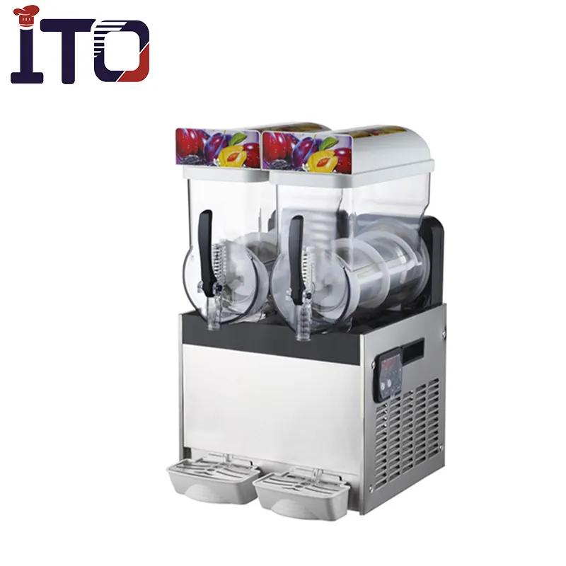 Industriales de alto rendimiento batido máquina de bebida congelada hielo Slush de