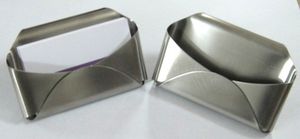 นามบัตรสแตนเลสสไตล์คลาสสิกและที่วางป้ายบนโต๊ะอุปกรณ์โลหะสำหรับแสดงเมนู - Product Image 4