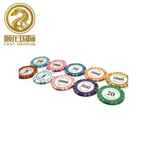 Diseño personalizado Casino arcilla profesional OEM suministro ABS Poker Chips para <span class=keywords><strong>la</strong></span> venta - Product Image 2
