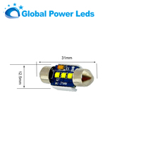 Lumière de voiture LED haute puissance 31mm 293 Canbus Festoon-Blanc 12V/24V