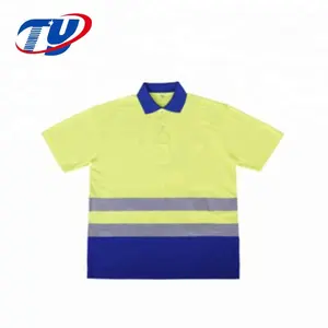 Áo Hi Vis Tay Ngắn Màu Vàng