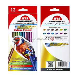 Crayons de <span class=keywords><strong>couleur</strong></span> métalliques fantaisie pour fournitures scolaires - Product Image 4