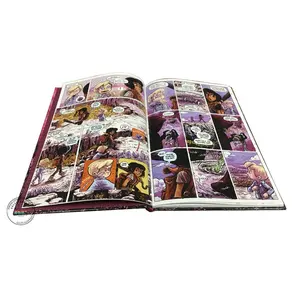 Comic Boek Engels/Comic Boek Print Hard Cover/Engels Volwassen Comic Book Printing Service