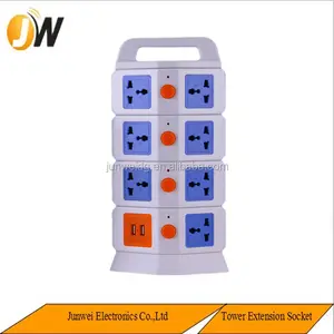 WIFI Wall Socket Outlet 5 pin Plug and Socket 2.1A USB Recharge Socket