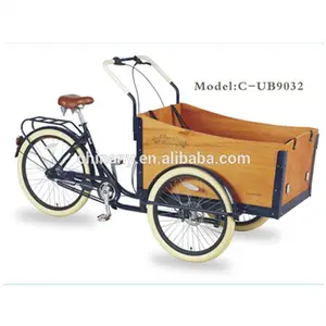 UB9032 26 "Thép 7 Tốc Độ Ba Bánh/Trike/Người Lớn Cargo Bike