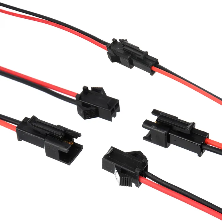 Led 5050 Strip 3 Pin 4 Pin Electric Jst Terminal Electrical 2 Pins Sm Plug cables with connector Wire Male And Female Connectors