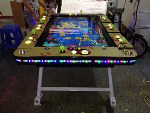 2/4/6/8/10 cầu thủ hunter cá bảng cờ bạc <span class=keywords><strong>video</strong></span> máy trò chơi với ngang joystick - Product Image 4