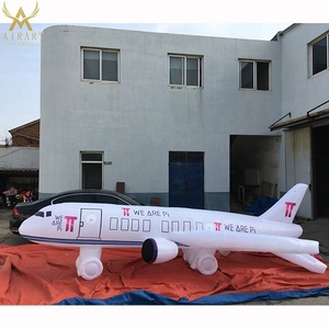 Décoration géante de compagnie aérienne, ballon gonflable en forme d'avion, décoration publicitaire extérieure en PVC - Product Image 3