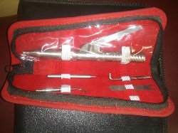 ชุดเครื่องมือผ่าตัดทางทันตกรรมแบบแมนนวล สแตนเลส 1 ชุด สำหรับถอดครอบฟัน แบบปืน  เครื่องมือทันตแพทย์ ระดับ II - Product Image 5