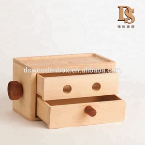 Fancy Creation, armario de joyería de madera multifuncional, caja de almacenamiento de regalo, cajón, dormitorio, soporte de noche, organizador de oficina - Product Image 2