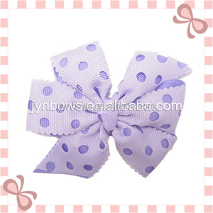 Dot three layers ribbon Bow Ties Arcos hair clips - Product Image 2