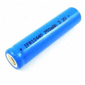 3.2v 200mah LiFePO4 10440 बैटरी ifr10440 एएए रिचार्जेबल सेल के लिए एलईडी दीपक रिचार्जेबल LFP बैटरी