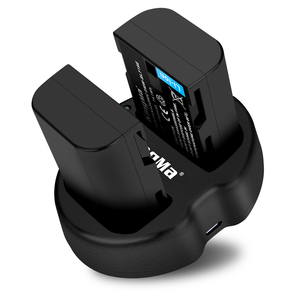 แบตเตอรี่ลิเธียมไอออน KingMa DMW-BLF19 สำหรับกล้อง Lumix <span class=keywords><strong>DMC</strong></span>-GH3 GH3A <span class=keywords><strong>GH4</strong></span> พร้อมที่ชาร์จคู่ - Product Image 3
