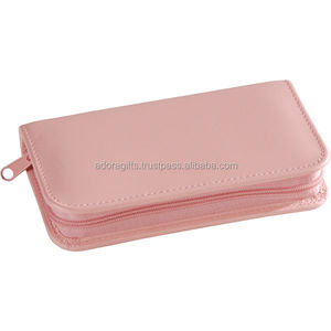 Pour passeport/porte-documents de voyage en cuir PU avec protection RFID et fermeture à glissière - Product Image 1