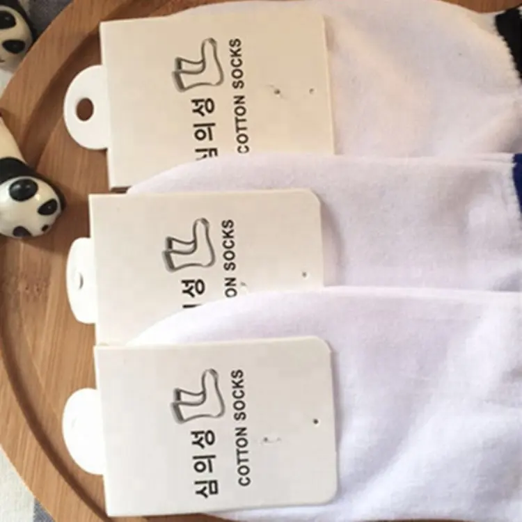 Gefaltet Garment Socken Papier Hängen Tags Und Etiketten