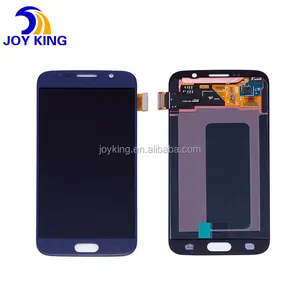 Lcd Teruji 100% untuk Layar Lcd Samsung Galaxy S6 Edge, untuk Tampilan S6 Edge