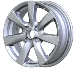 cheap 15 inch alloy car wheel rims silver aluminum 4 holes