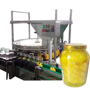 Ligne de production de conserves d'ananas Machine à moteur pour trancher et traiter les fruits et légumes, y compris les tomates